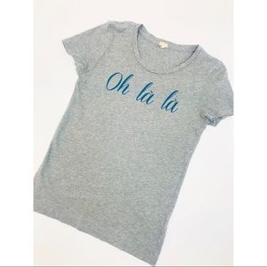 J. Crew Factory Oh La La Tee